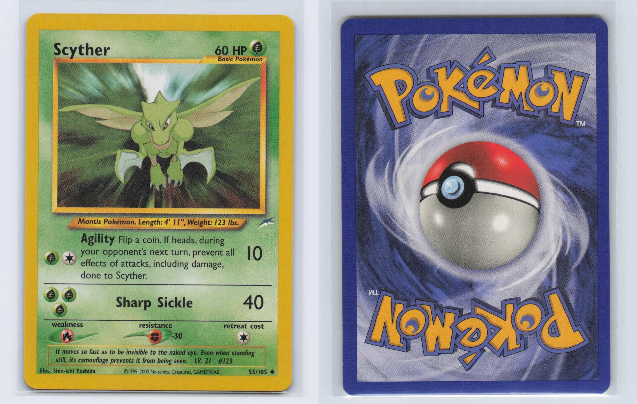 (#55/105) Scyther - Unlimited [Neo Destiny]