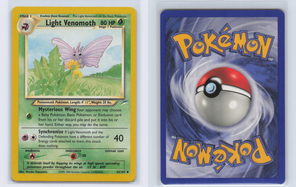 (#53/105) Light Venomoth - Unlimited [Neo Destiny]