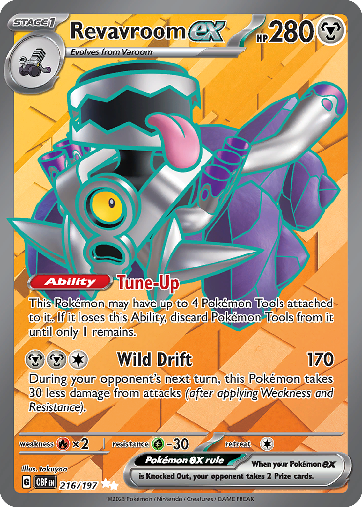 (#216/197) Revavroom ex - Holo [Obsidian Flames]
