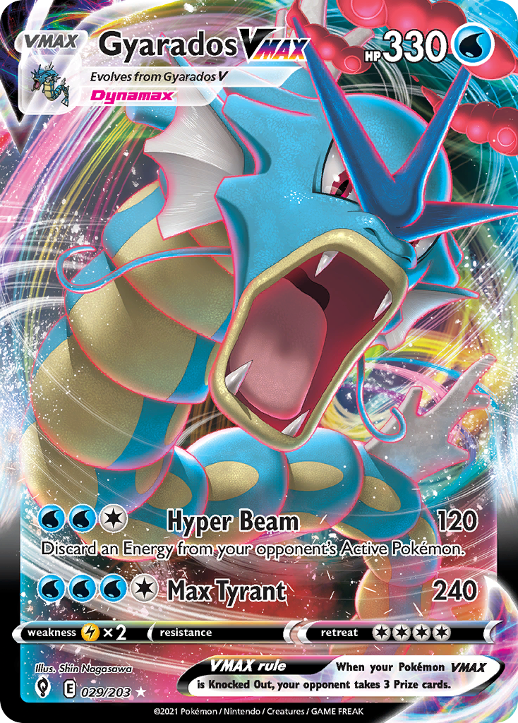 (#029/203) Gyarados VMAX - Holo [Evolving Skies]