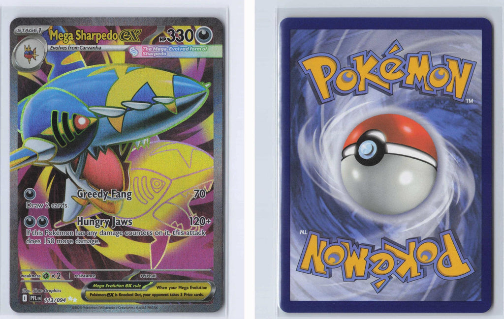 (#113/094) Mega Sharpedo ex - Holo [Phantasmal Flames]