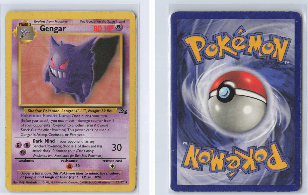 (#20/62) Gengar - Unlimited [Fossil]