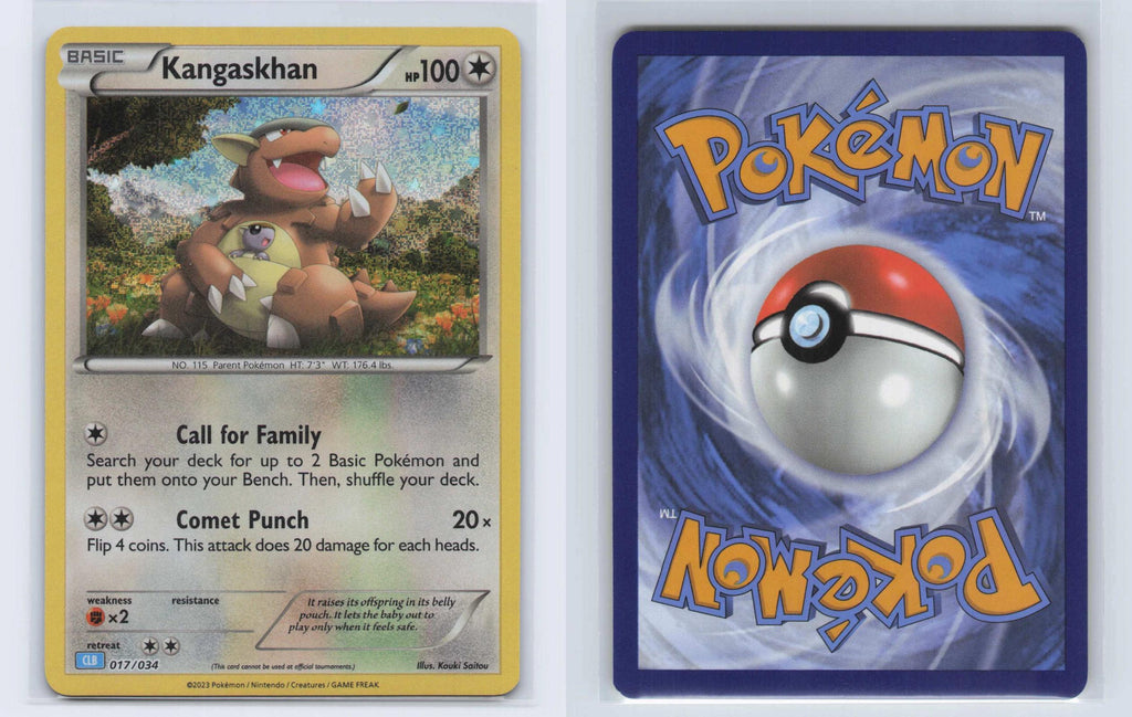 (#017/034) Kangaskhan - Holo [Trading Card Game Classic]