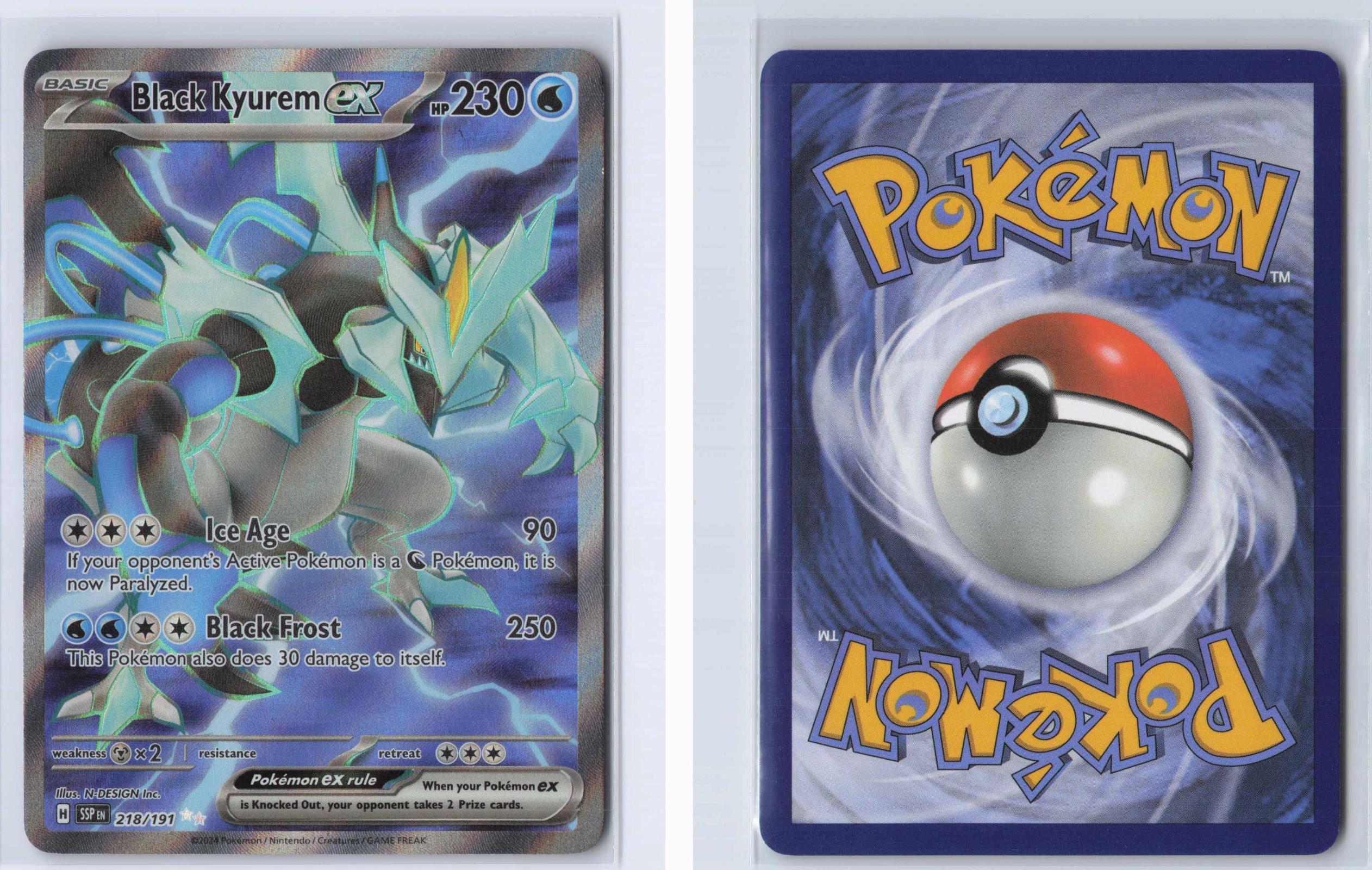 (#218/191) Black Kyurem ex - Holo [Surging Sparks]