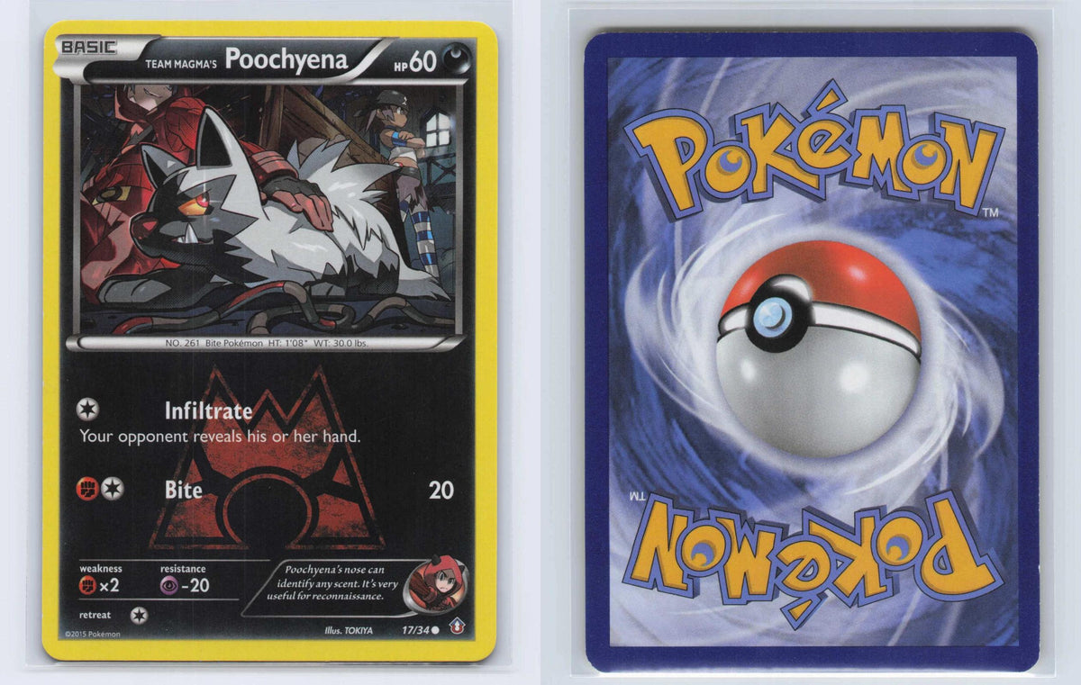 (#17/34) Team Magma's Poochyena - Normal [Double Crisis]