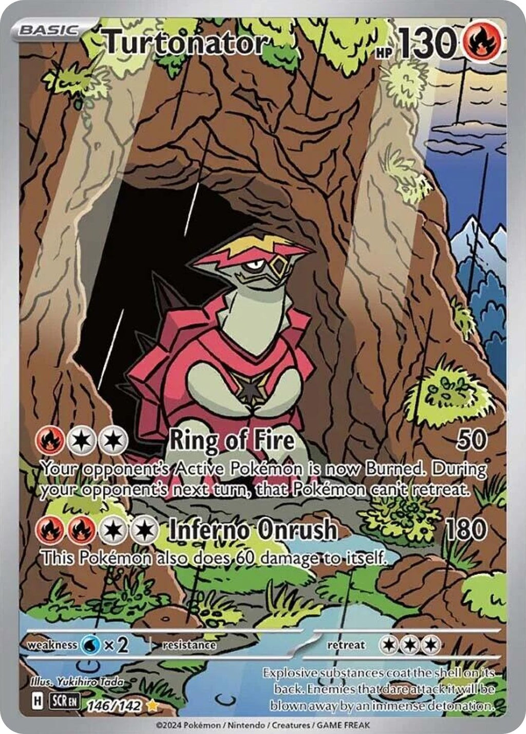 (#146/142) Turtonator - Holo [Stellar Crown]