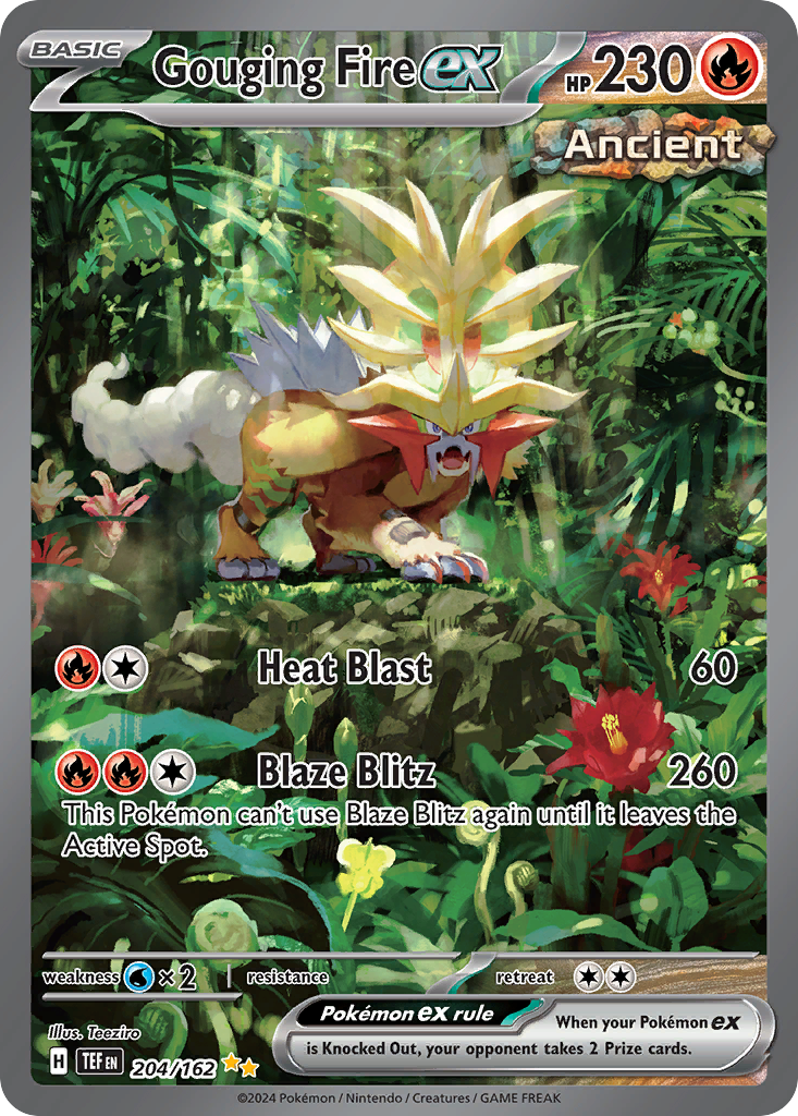 (#204/162) Gouging Fire ex - Holo [Temporal Forces]