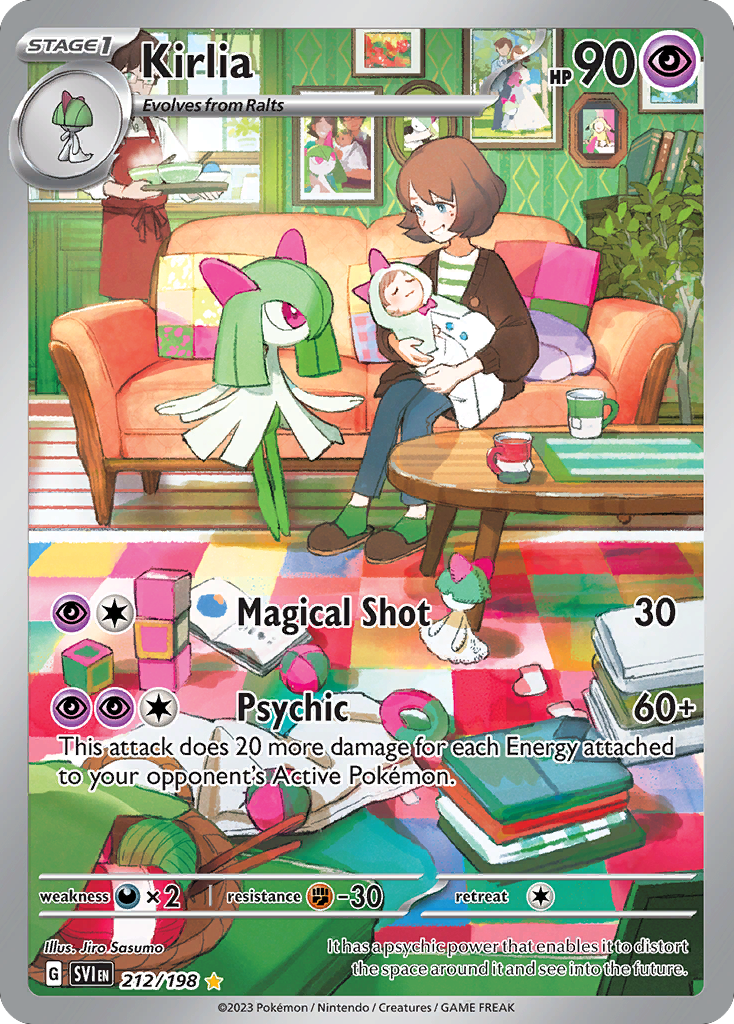 (#212/198) Kirlia - Holo [Scarlet & Violet]