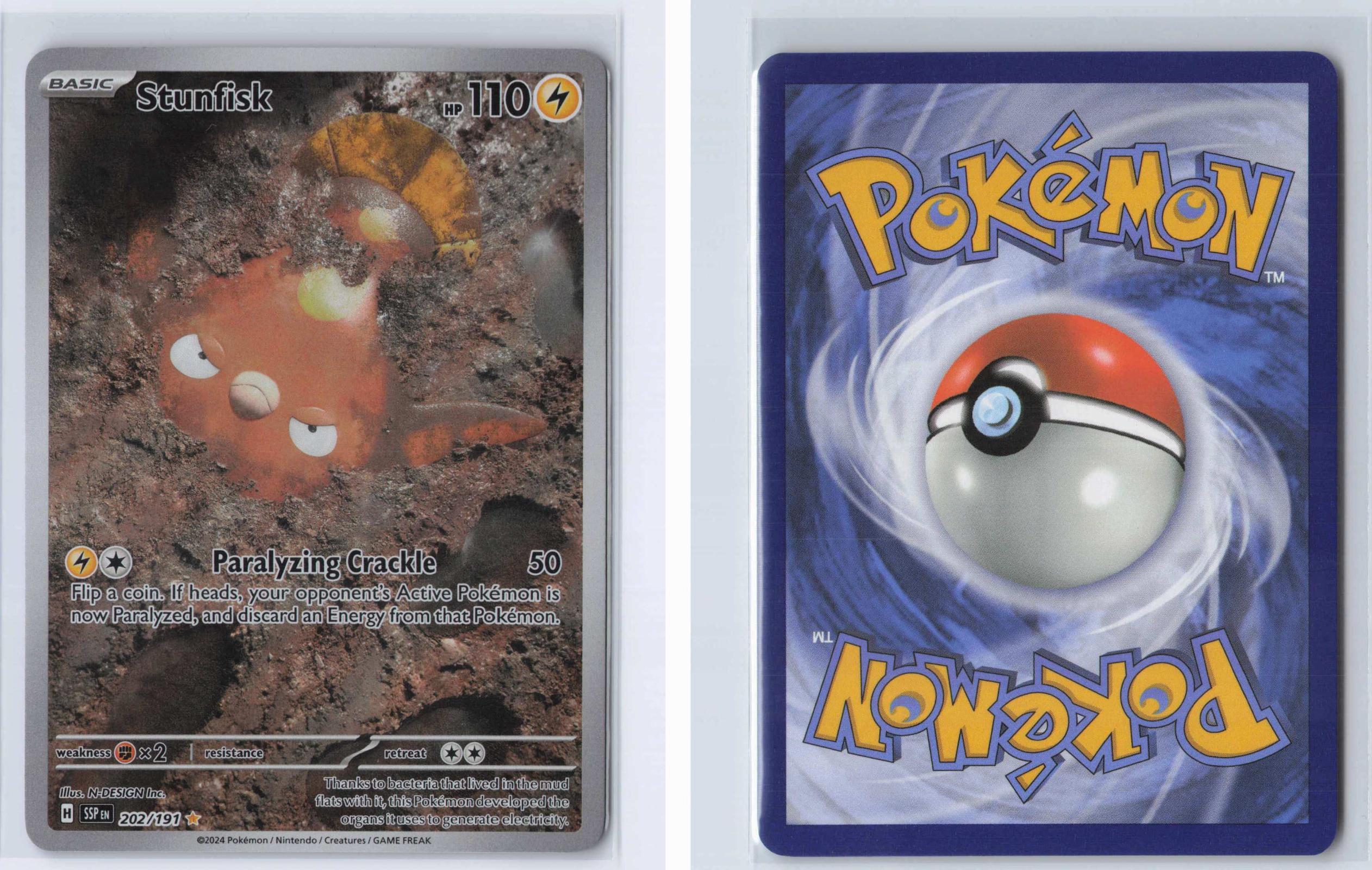 (#202/191) Stunfisk - Holo [Surging Sparks]