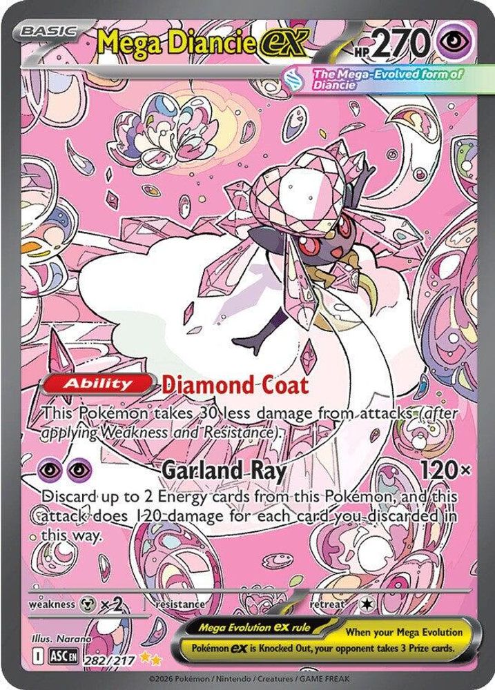 (#282/217) Mega Diancie ex - Holo [Ascended Heroes]