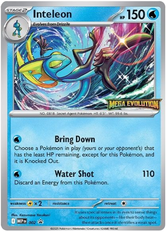 (#002) Inteleon [Mega Evolutions: Black Star Promos]