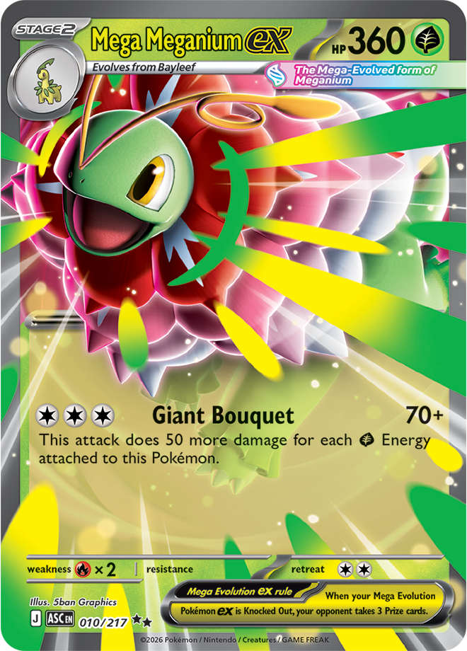 (#010/217) Mega Meganium ex [Mega Evolutions: Ascended Heroes]