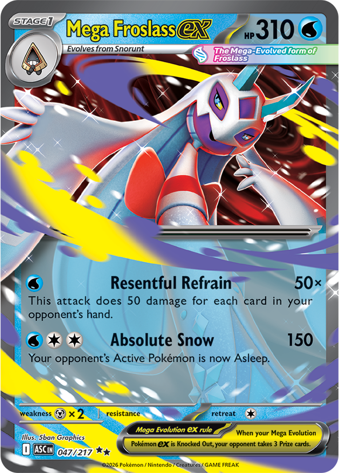 (#047/217) Mega Froslass ex [Mega Evolutions: Ascended Heroes]
