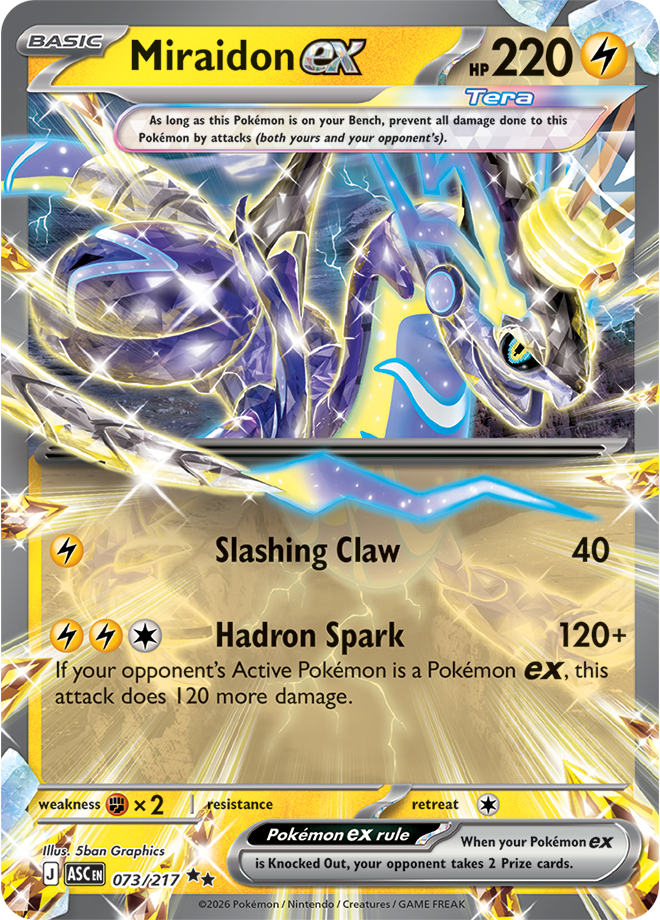 (#073/217) Miraidon ex [Mega Evolutions: Ascended Heroes]