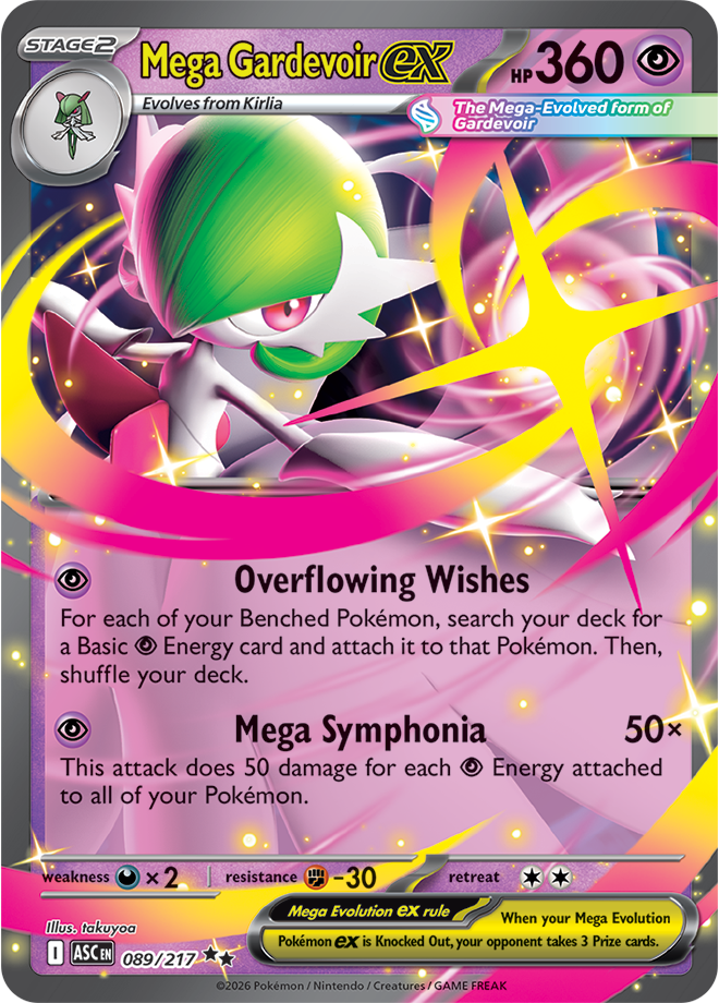 (#089/217) Mega Gardevoir ex [Mega Evolutions: Ascended Heroes]