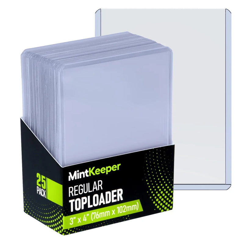 MintKeeper 3"x4" Regular Toploaders (25)