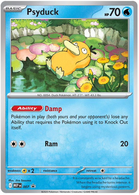 (#007) Psyduck [Mega Evolutions: Black Star Promos]