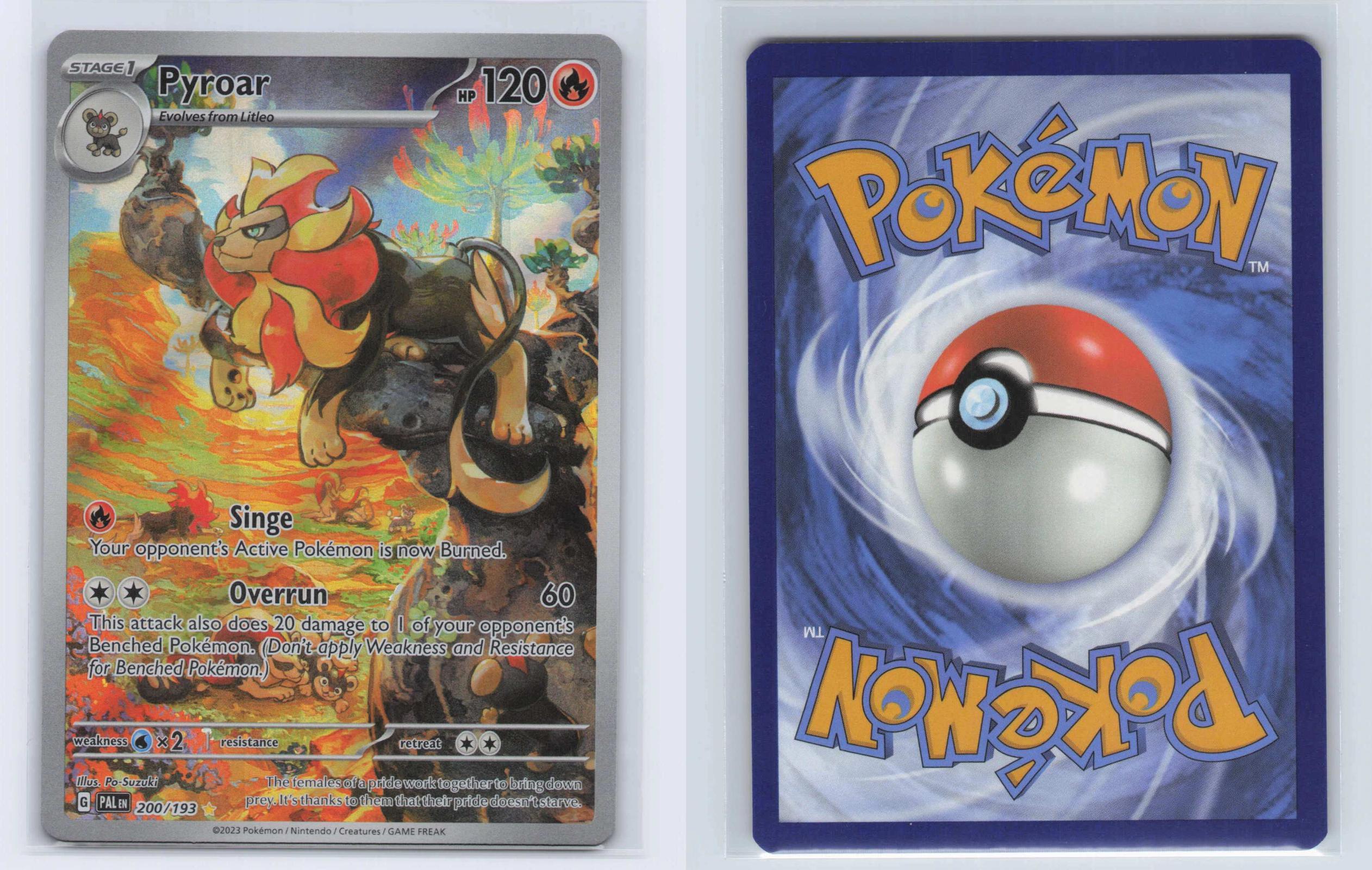 (#200/193) Pyroar - Holo [Paldea Evolved]