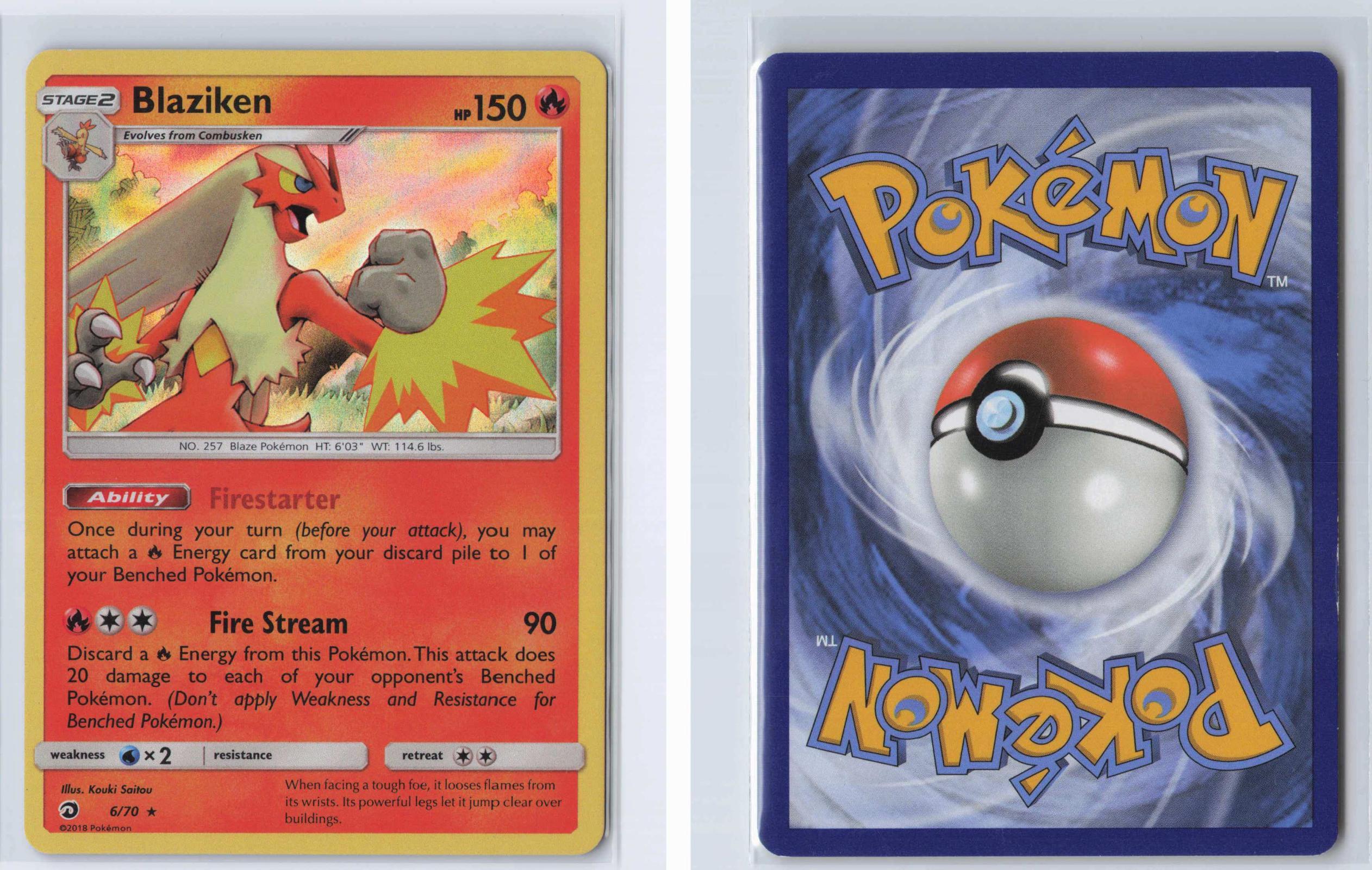 (#6/70) Blaziken - Holo [Dragon Majesty]