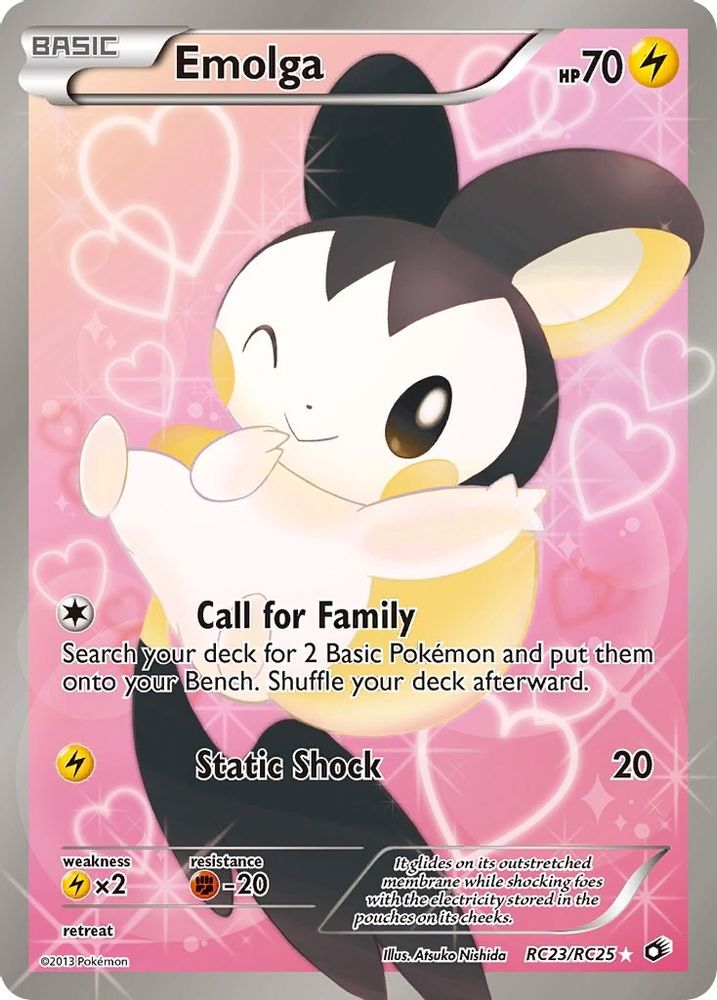 (#RC23/RC25) Emolga (Full Art) - Holo [Legendary Treasures: Radiant Collection]