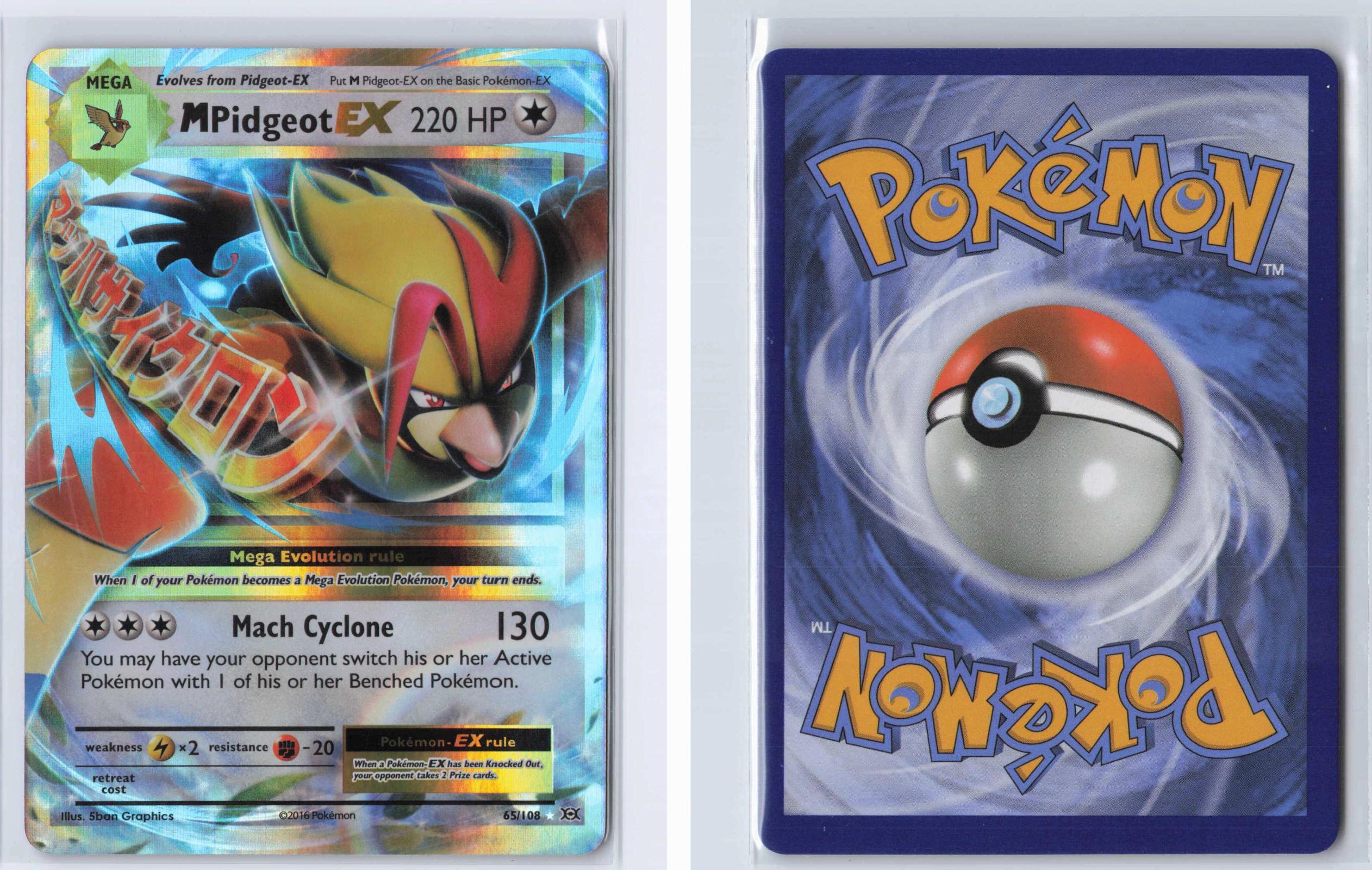 (#65/108) M Pidgeot EX - Holo [Evolutions]
