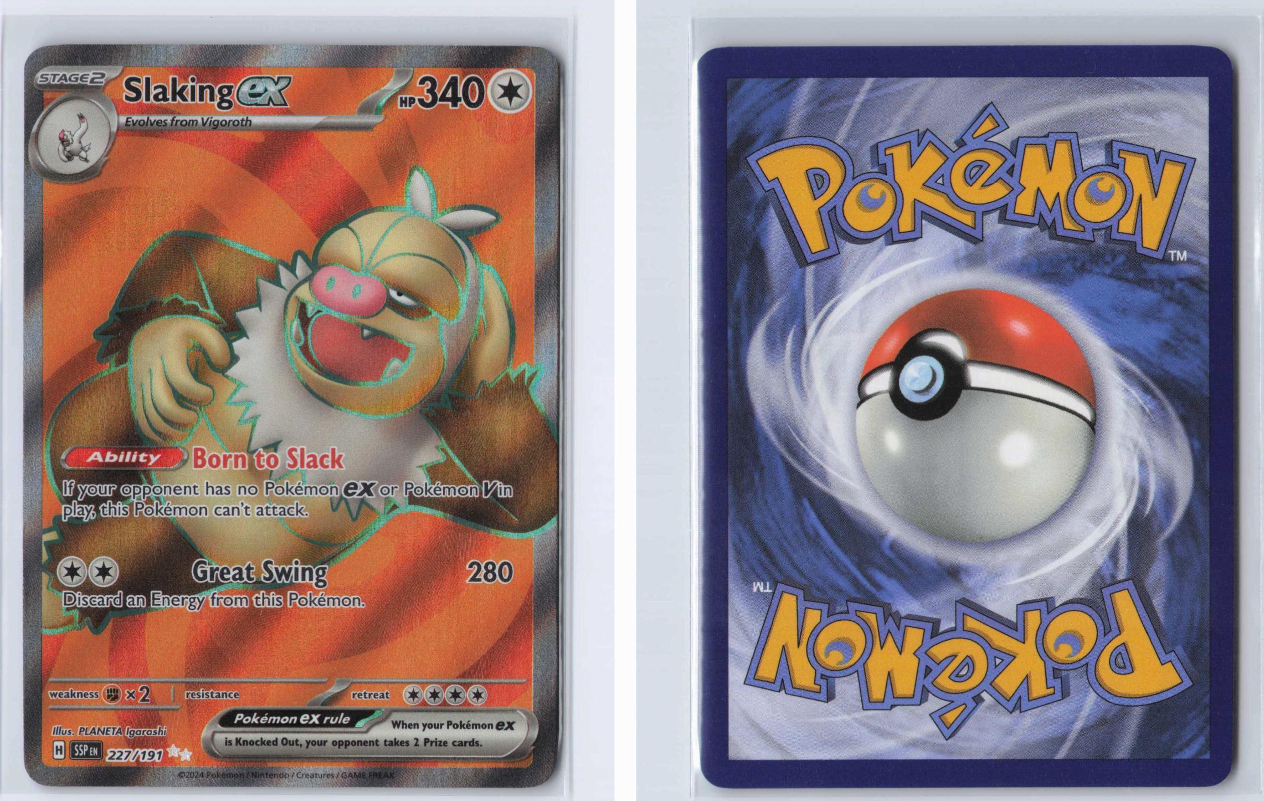 (#227/191) Slaking ex - Holo [Surging Sparks]
