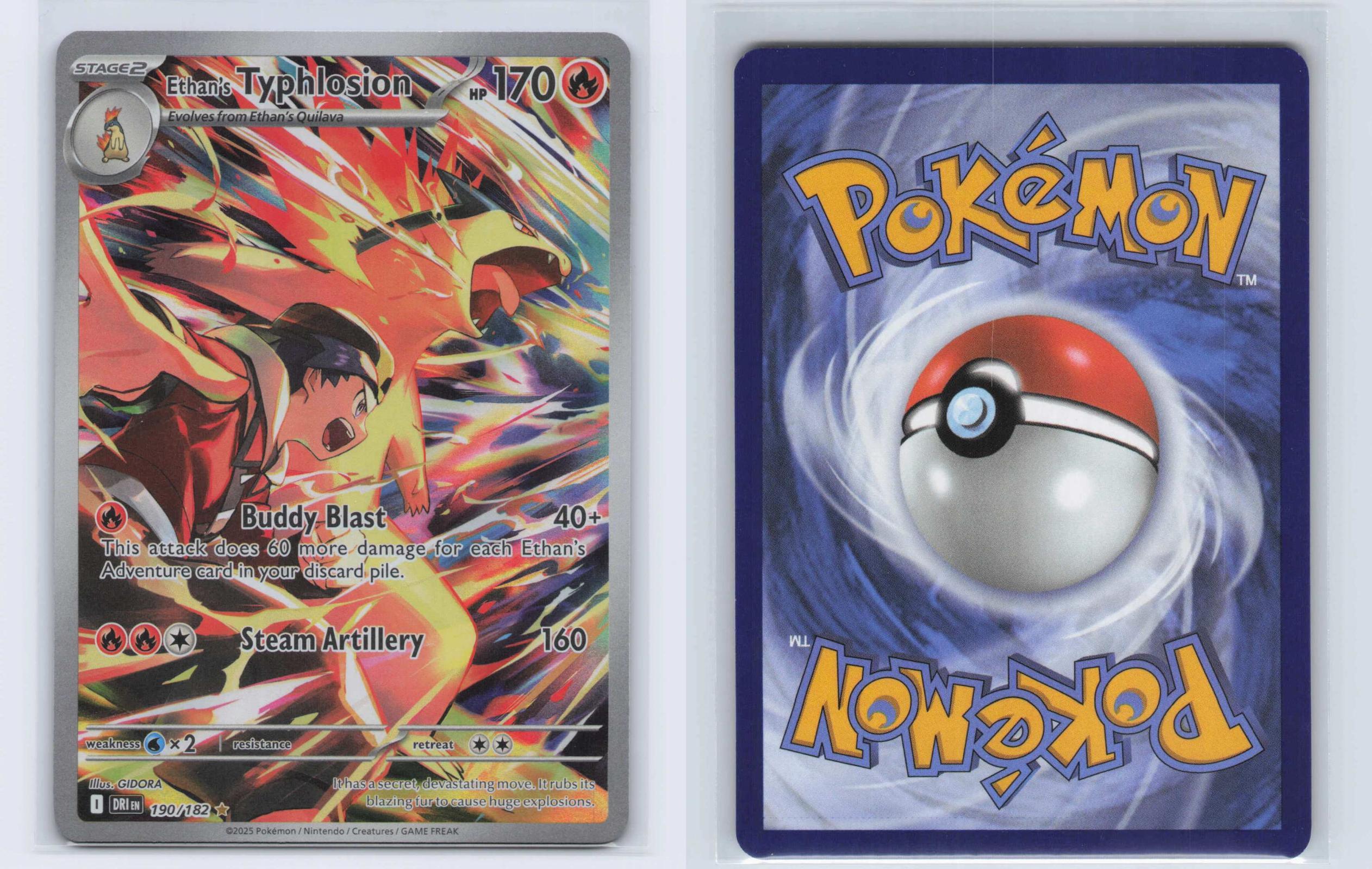 (#190/182) Ethan's Typhlosion - Holo [Destined Rivals]