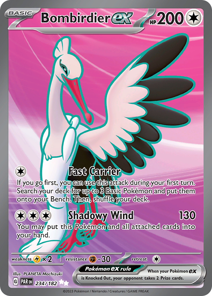 (#234/182) Bombirdier ex - Holo [Paradox Rift]