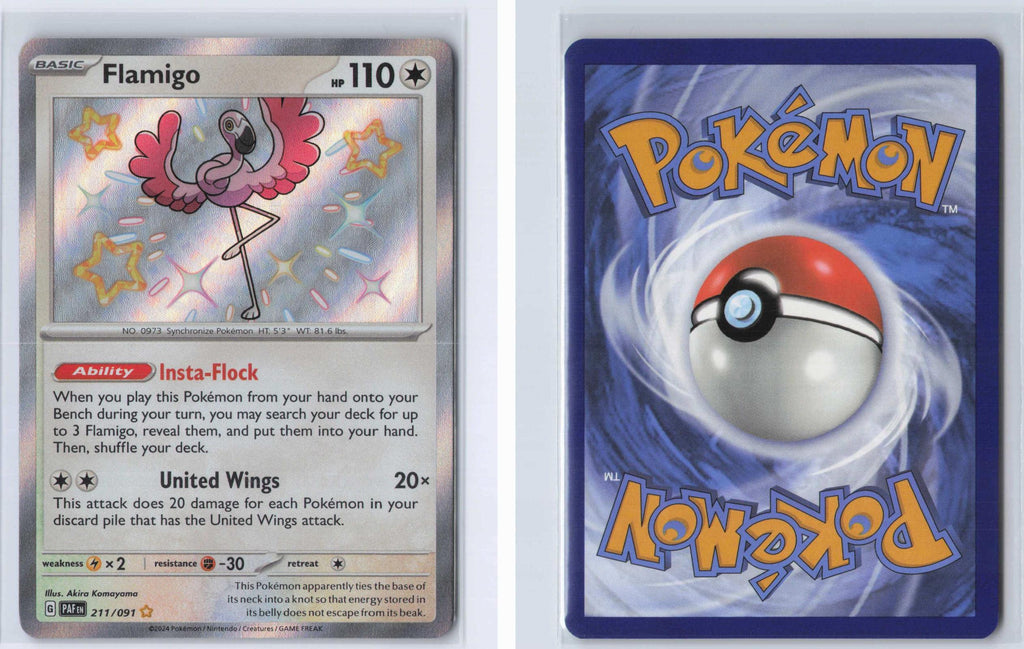 (#211/091) Flamigo - Holo [Paldean Fates]