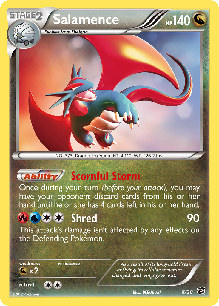 (#8/20) Salamence - Holo [Dragon Vault]