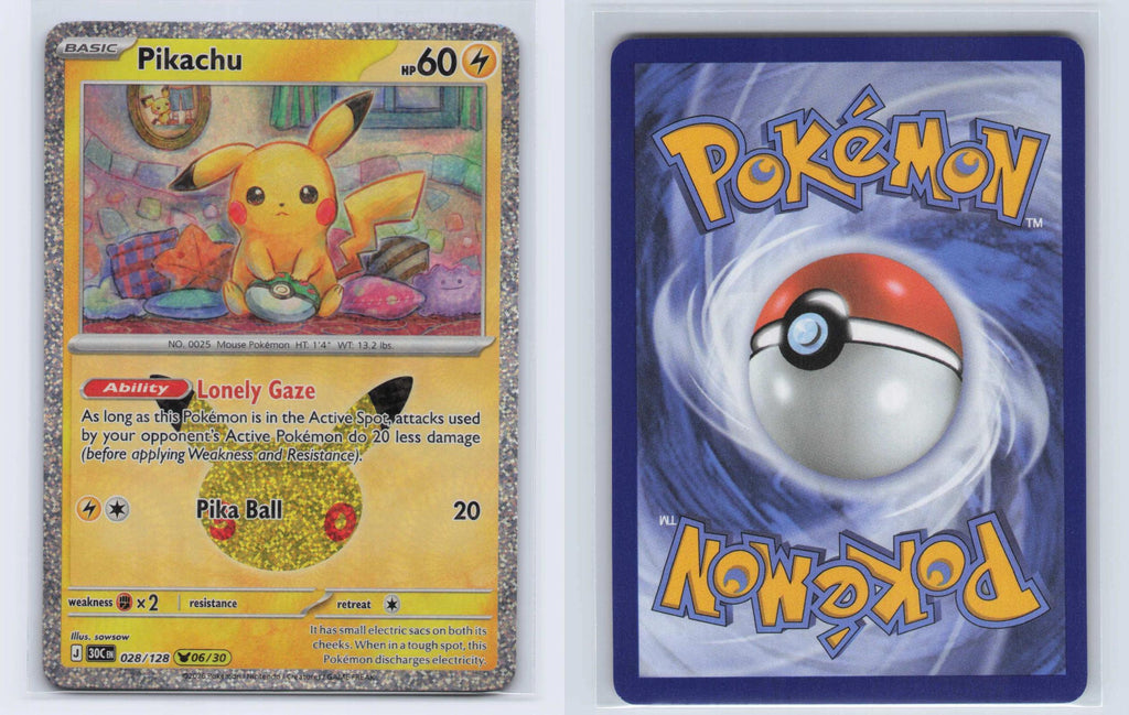(#028/128) Pikachu - Holo [ME: 30th Celebration]