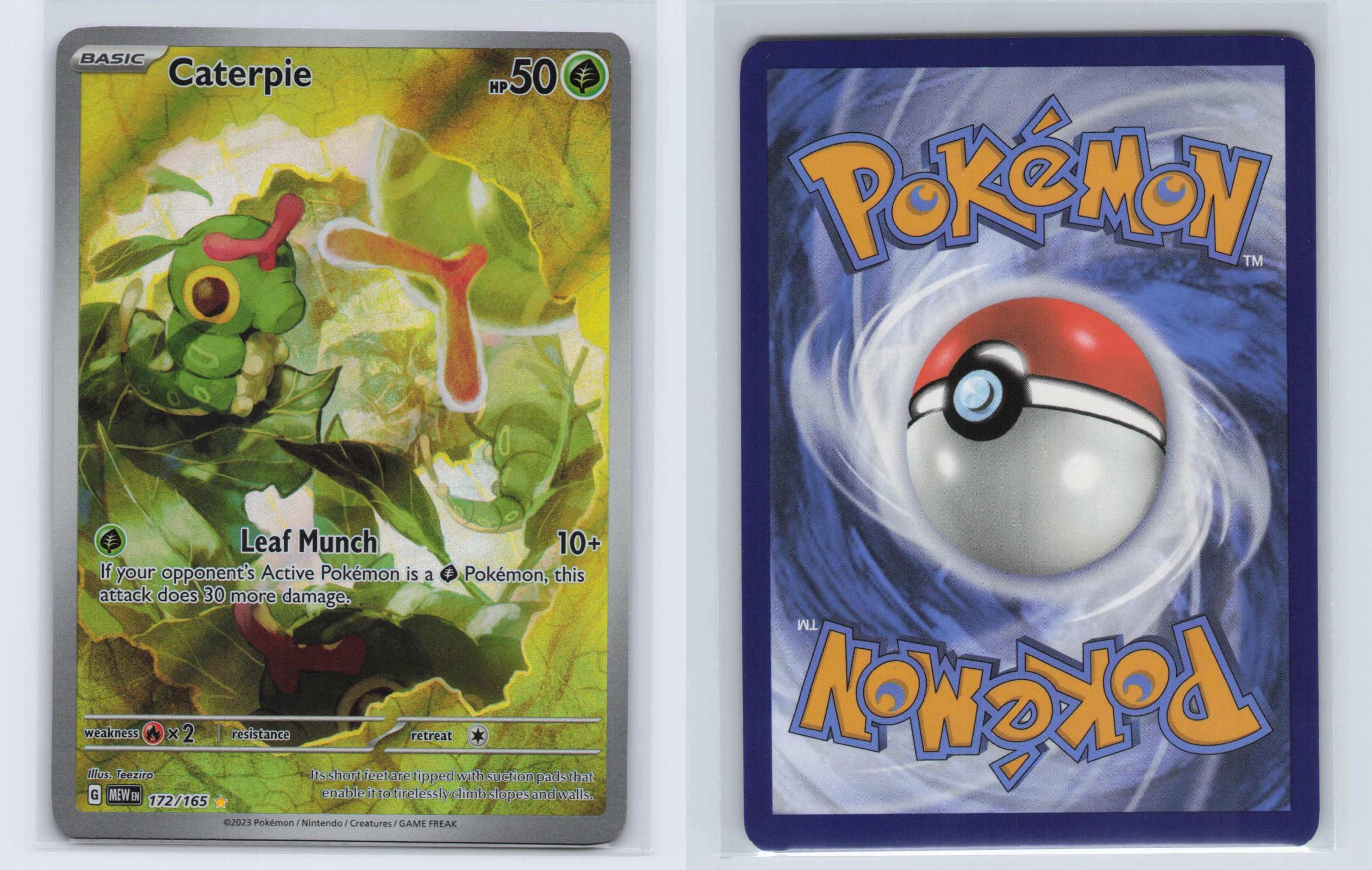 (#172/165) Caterpie - Holo [151]