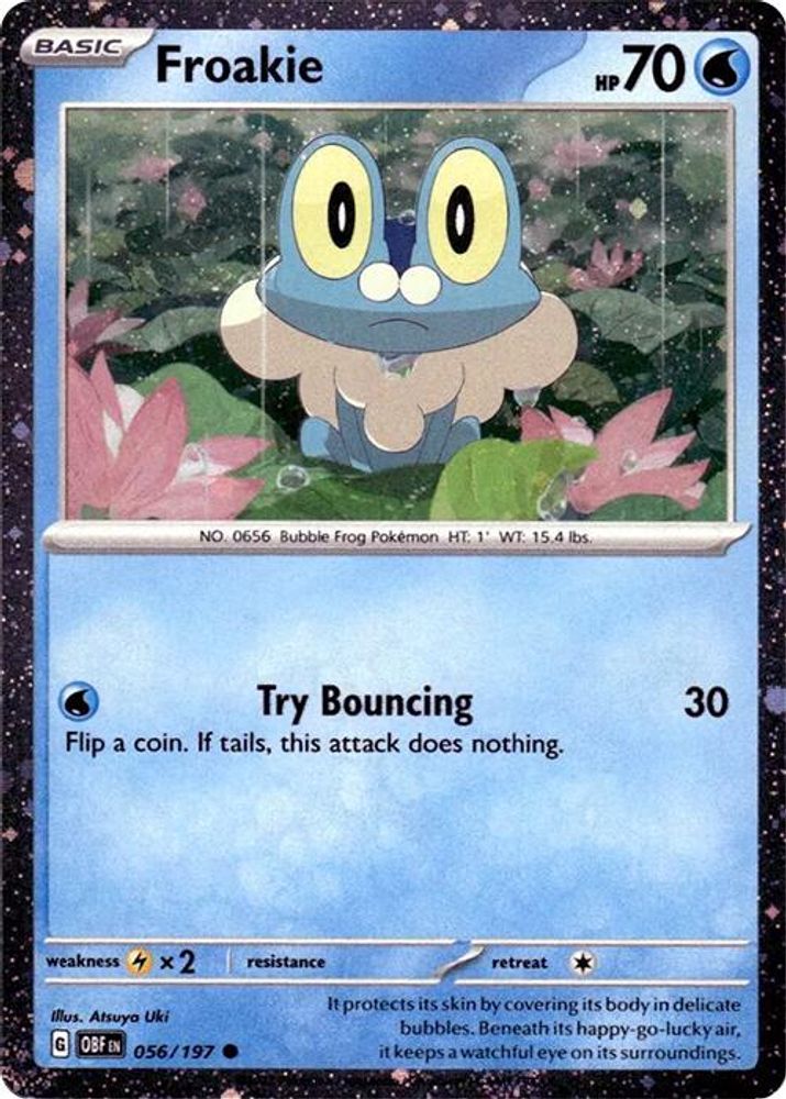(#056/197) Froakie (Cosmos Holo) - Normal [Miscellaneous Cards & Products]