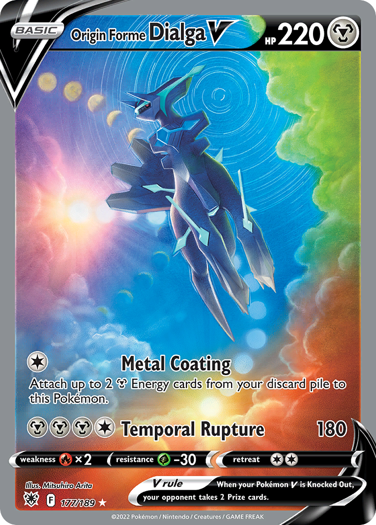 (#177/189) Origin Forme Dialga V - Holo [Astral Radiance]