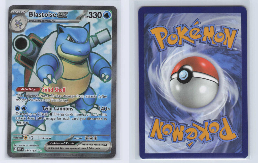 (#184/165) Blastoise ex - Holo [151]