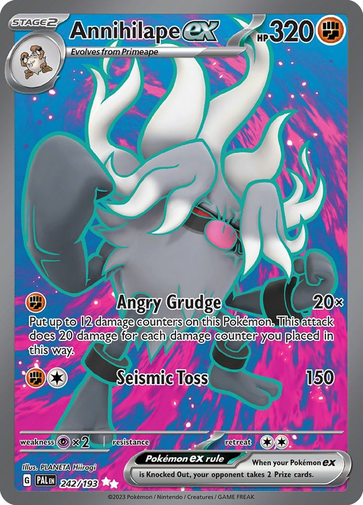 (#242/193) Annihilape ex - Holo [Paldea Evolved]