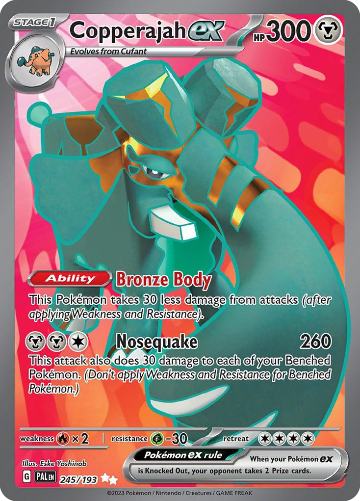 (#245/193) Copperajah ex - Holo [Paldea Evolved]
