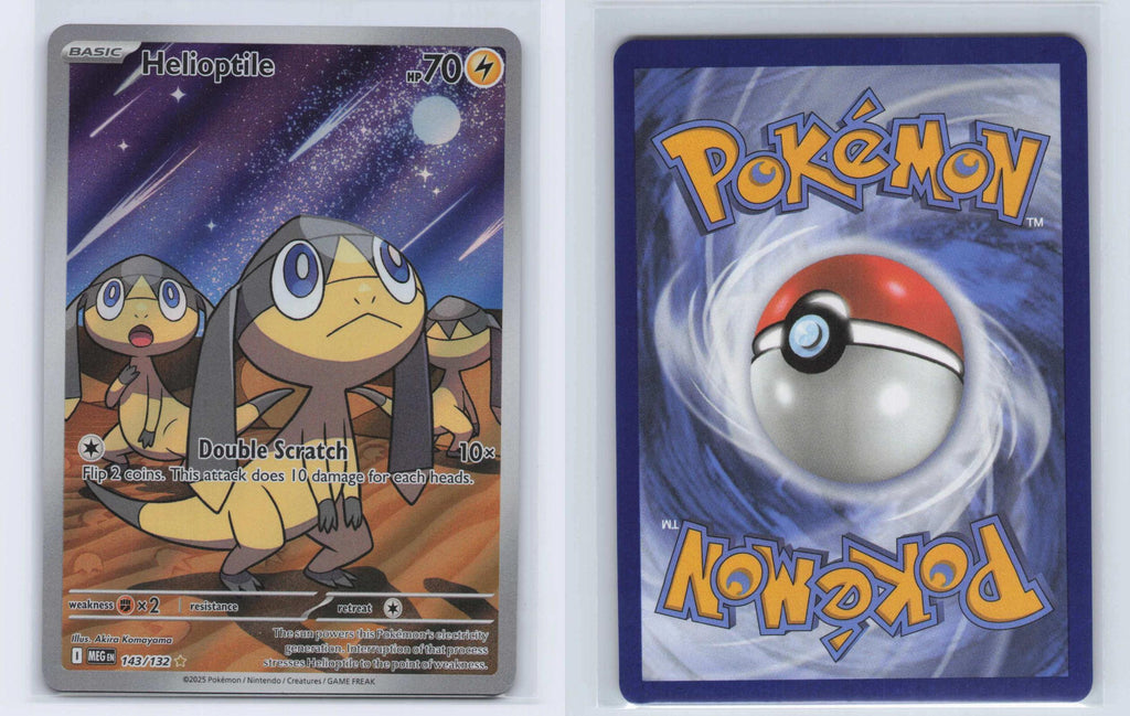 (#143/132) Helioptile - Holo [Mega Evolution]