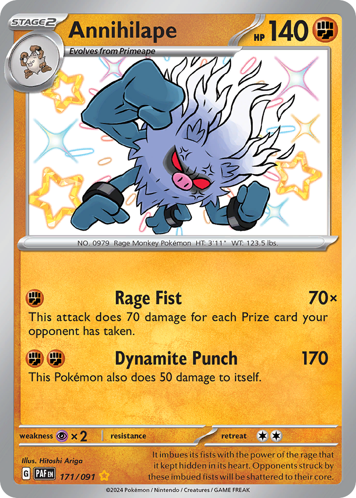 (#171/091) Annihilape - Holo [Paldean Fates]
