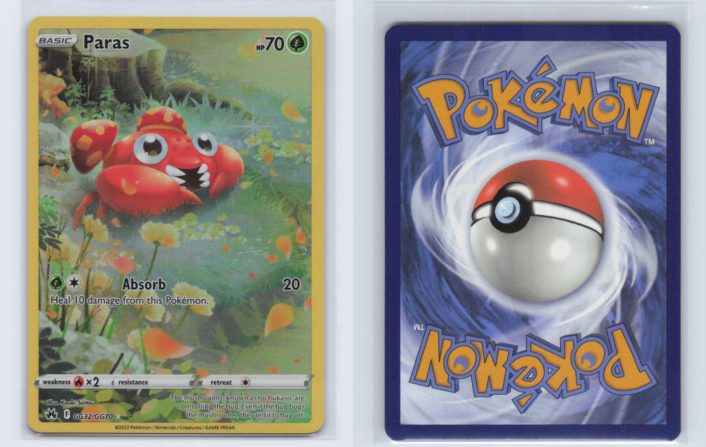 (#GG32/GG70) Paras - Holo [Crown Zenith Galarian Gallery]