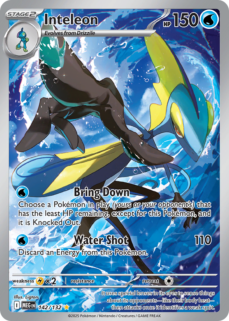 (#142/132) Inteleon - Holo [Mega Evolution]