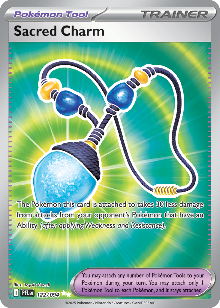 (#122/094) Sacred Charm - Holo [Phantasmal Flames]