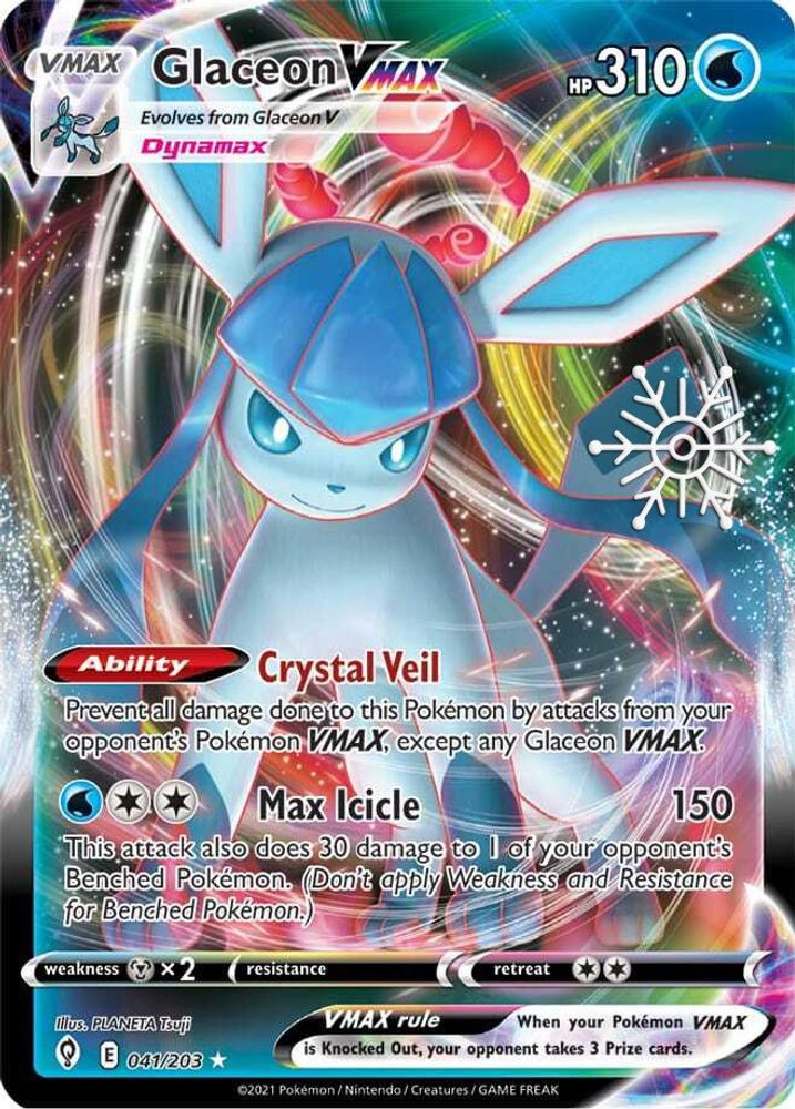 (#041/203) Glaceon VMAX (Holiday Calendar) - Holo [Miscellaneous Cards & Products]