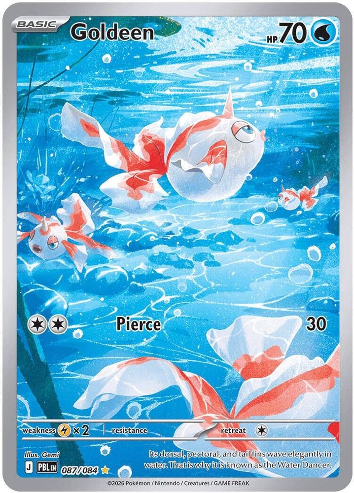 (#087/084) Goldeen - Holo [Pitch Black]