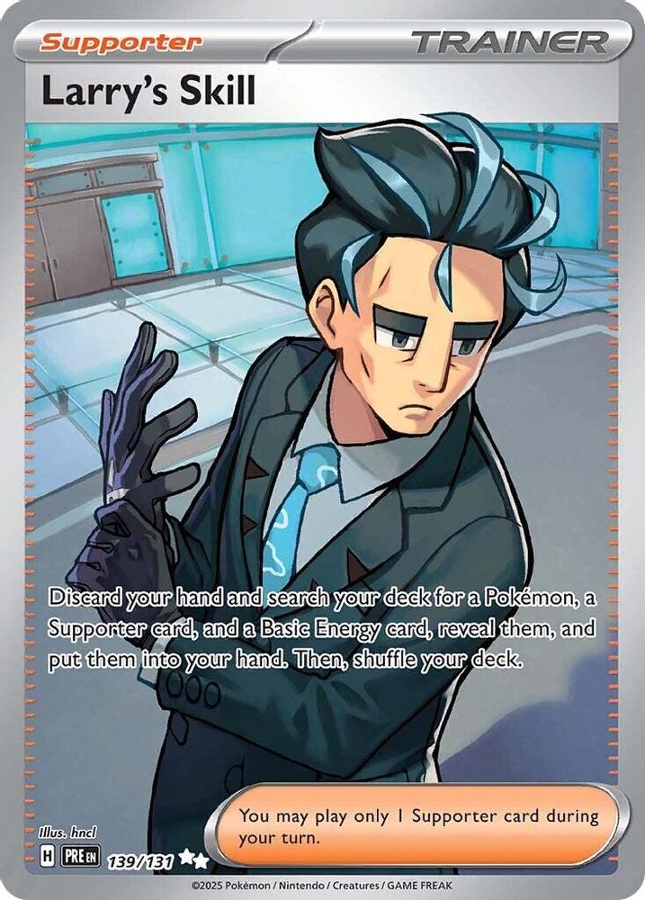(#139/131) Larry's Skill - Holo [Prismatic Evolutions]