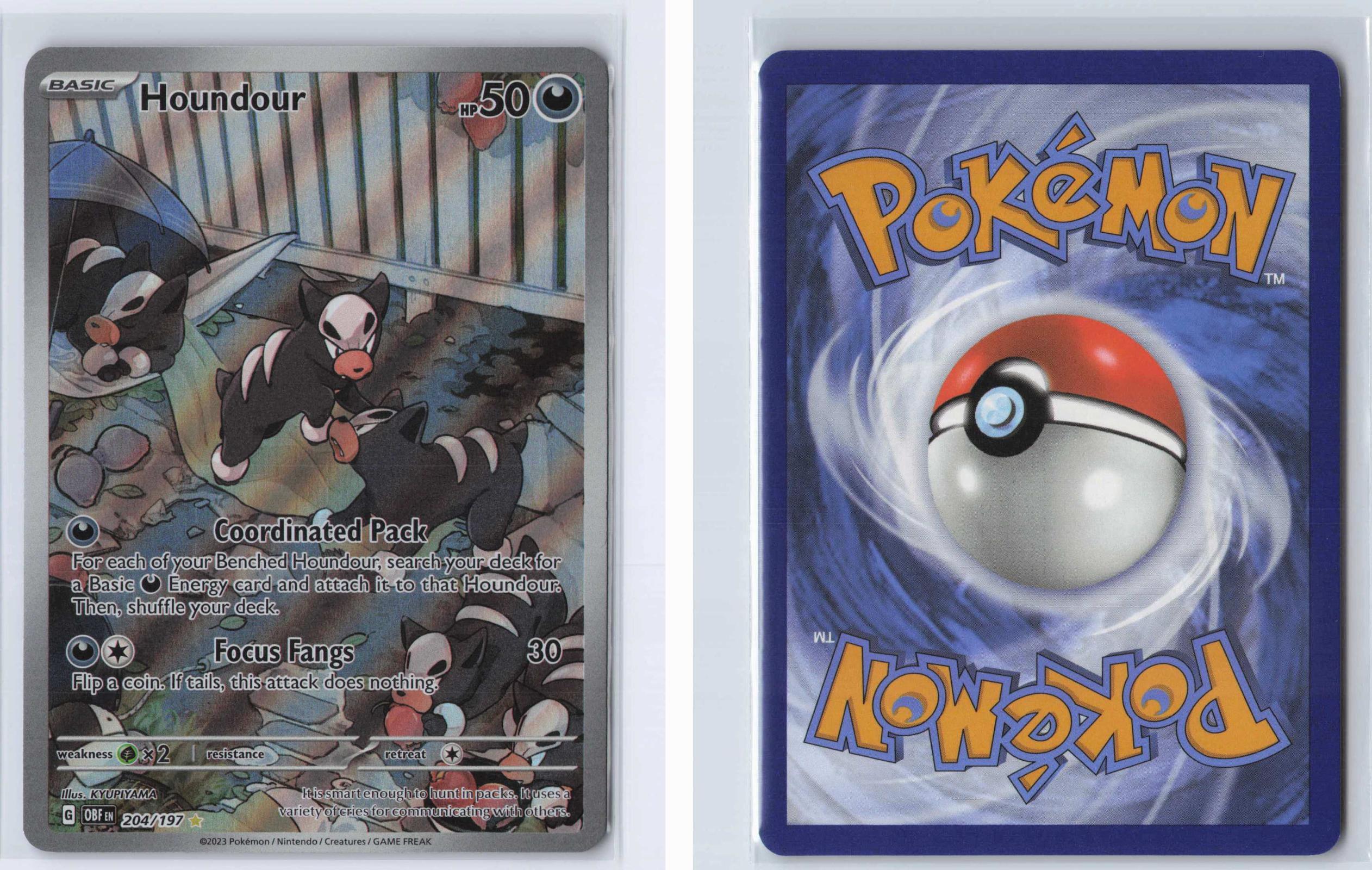 (#204/197) Houndour - Holo [Obsidian Flames]