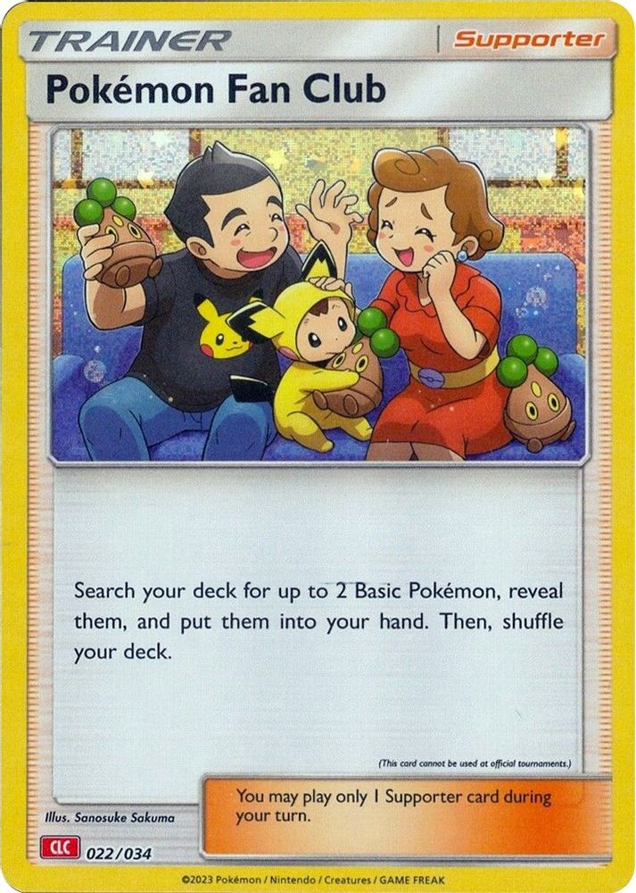 (#022/034) Pokemon Fan Club (CLC) - Holo [Trading Card Game Classic]