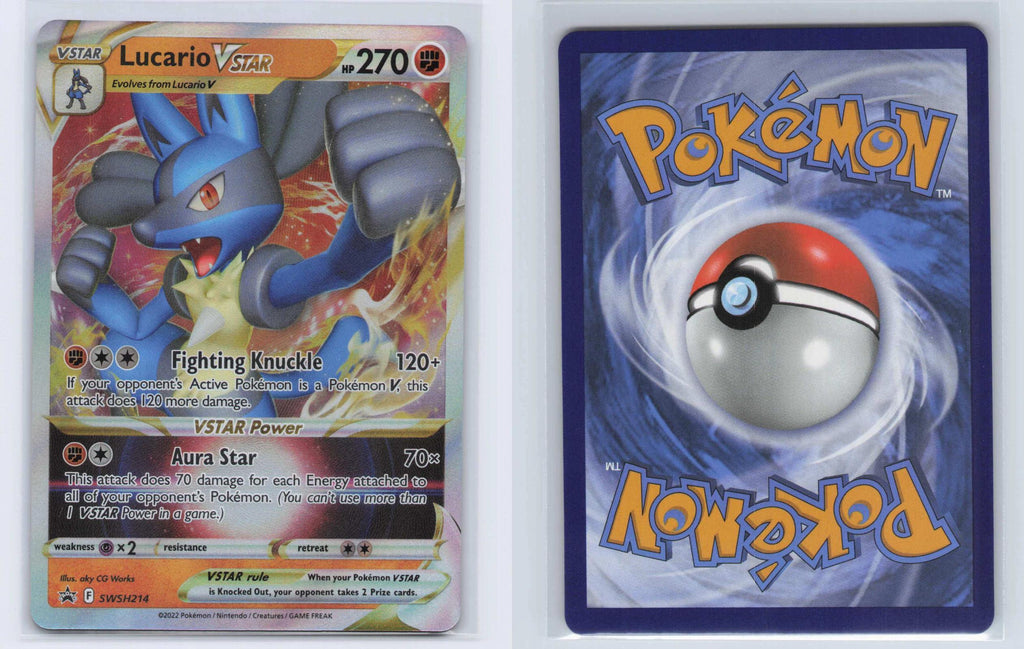 (#SWSH214) Lucario VSTAR - Holo [Sword & Shield Promo]