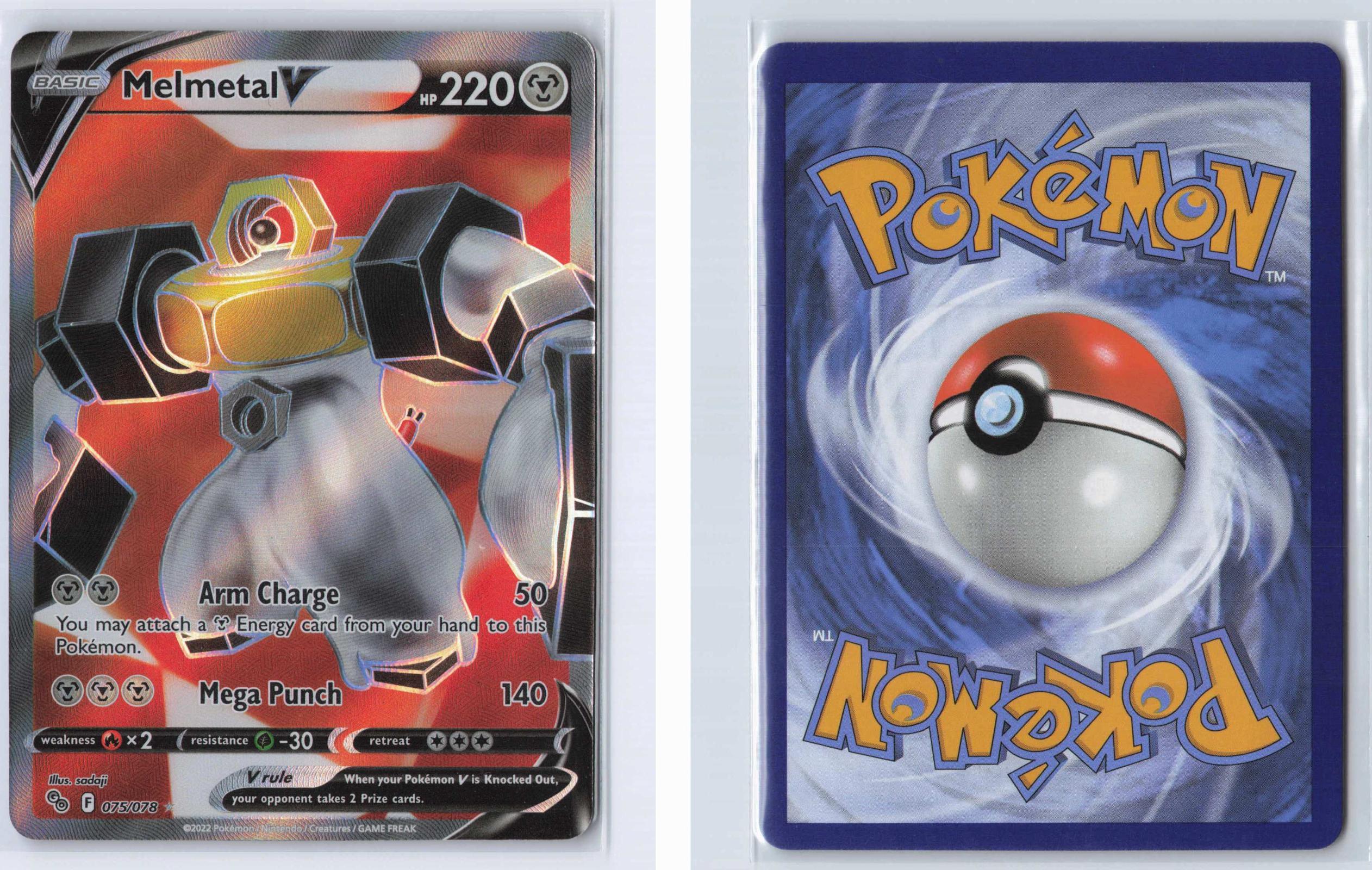 (#075/078) Melmetal V - Holo [Pokemon GO]