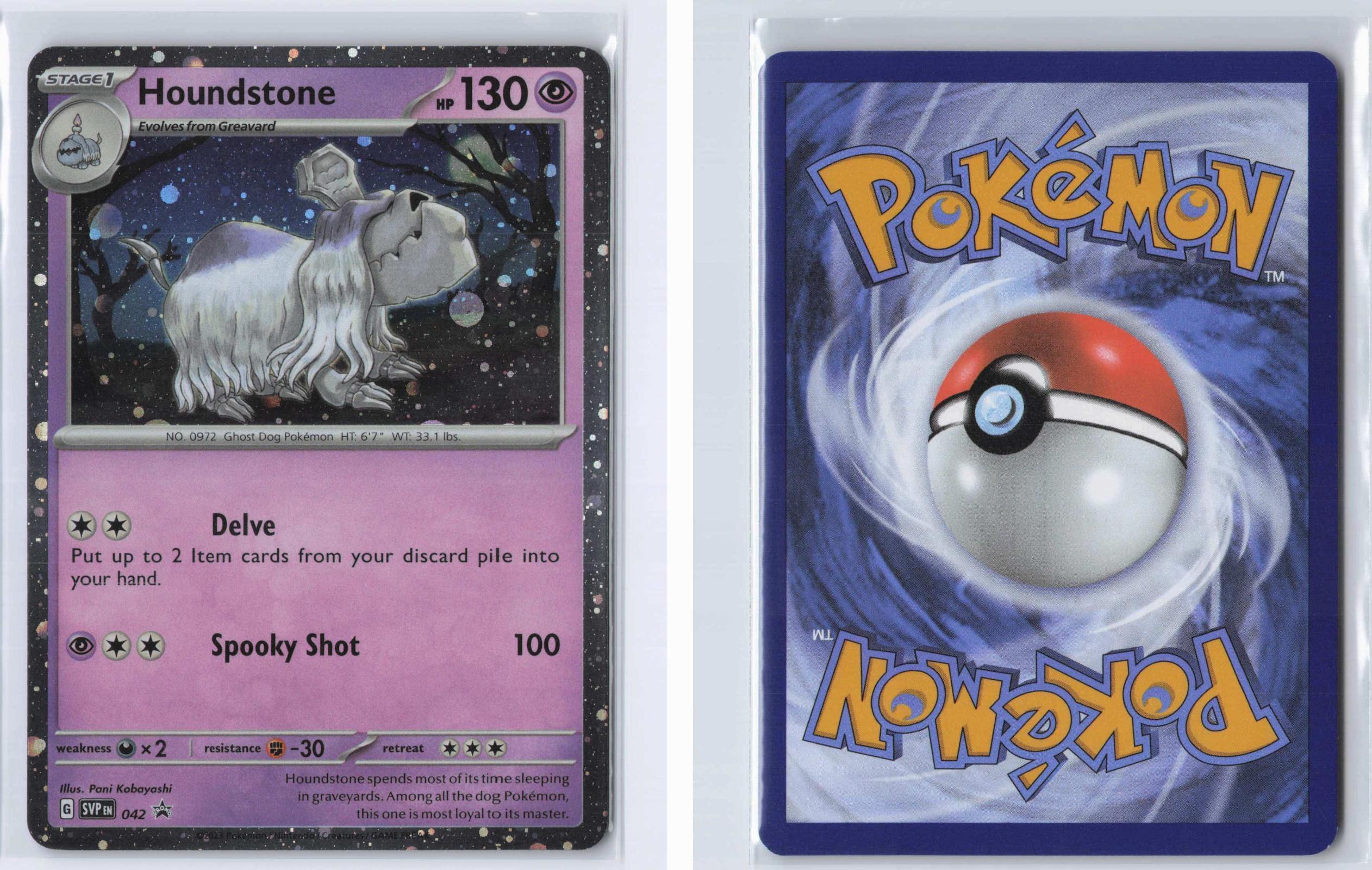 (#042) Houndstone - Holo [Scarlet & Violet Promo]